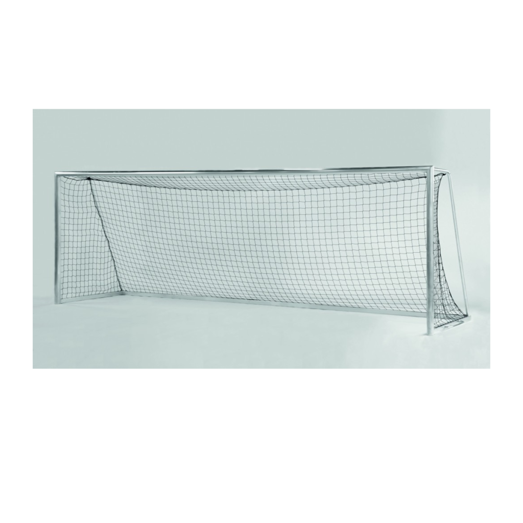 Portable football goal 5 × 2 m, aluminium, indoor