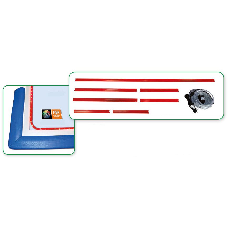 Kit of electronic red light device for a 24-second clock