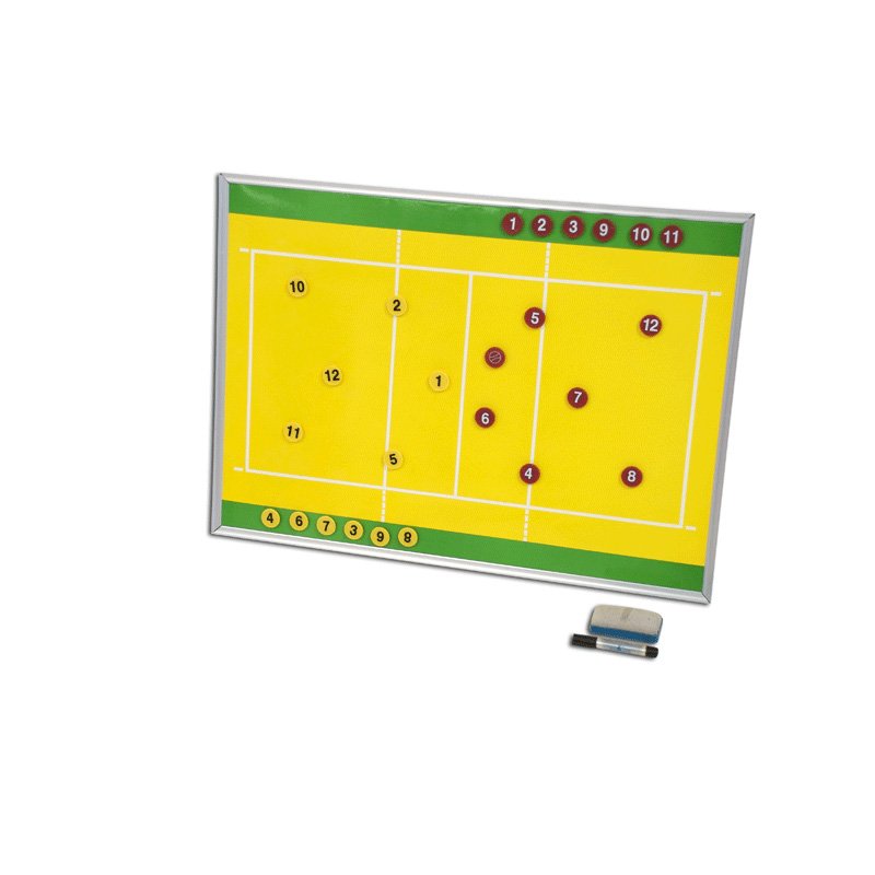 Magnetic tactic chart for volleyball