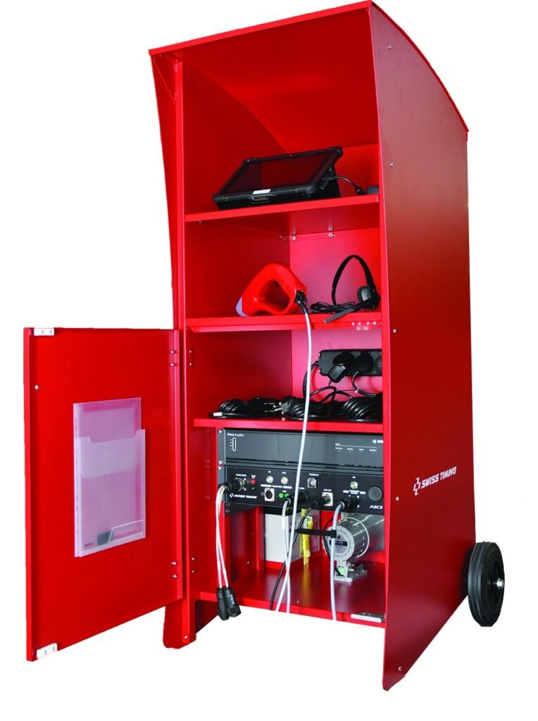 ASC3 false start detection cabinet with the door open