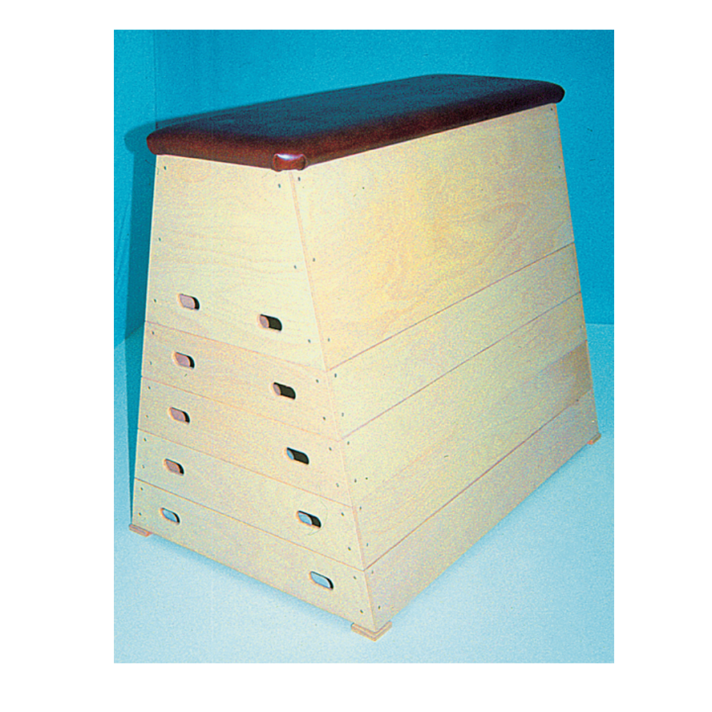 Sectional vaulting box