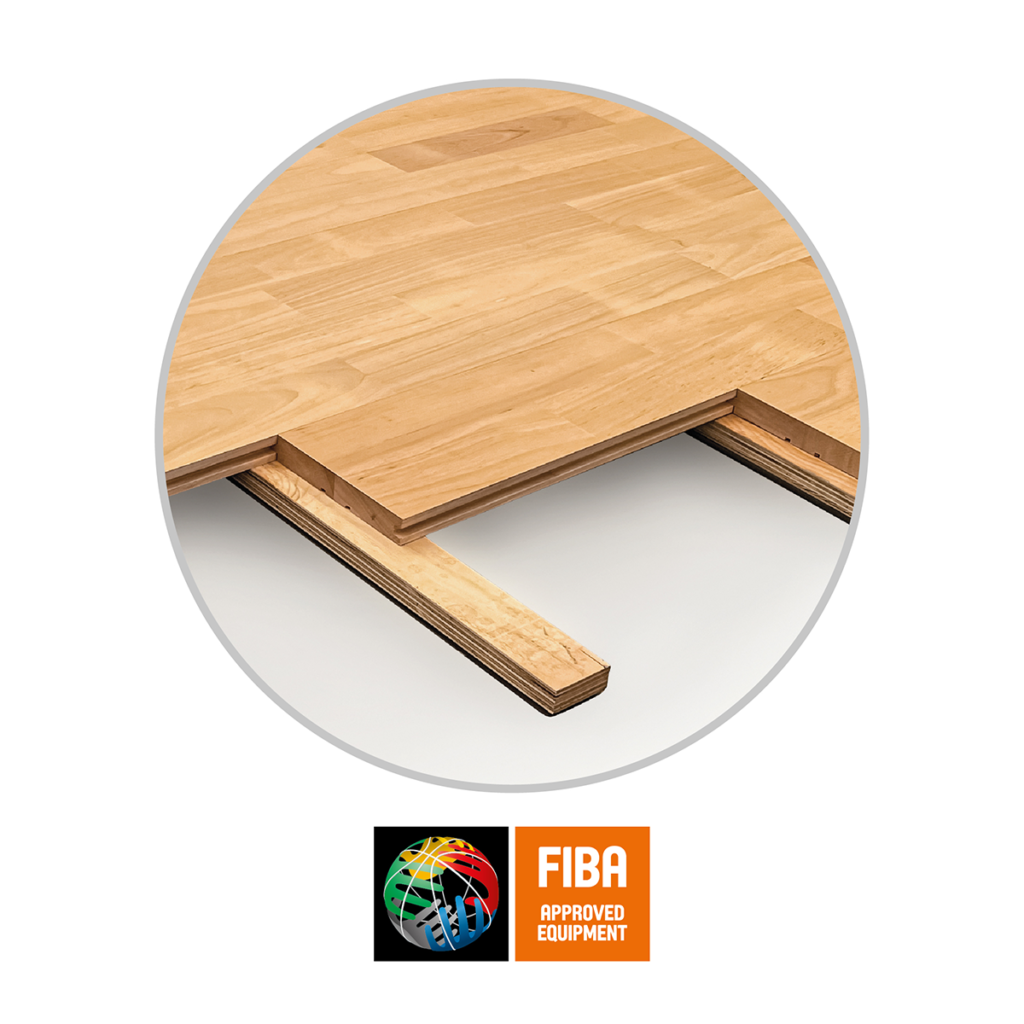 ADIFLEX 4.5 sports floor for underfloor heating