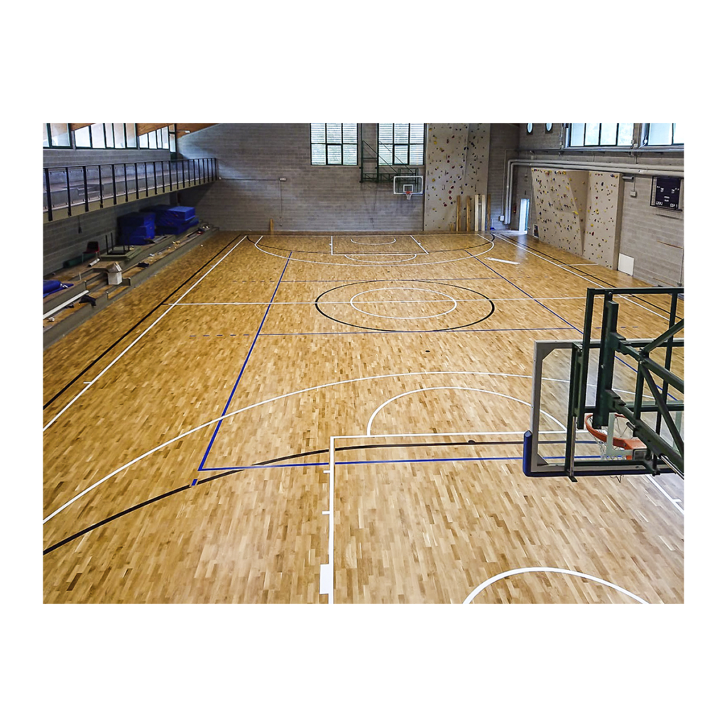 PREMIUM sports floor for damp subfloors