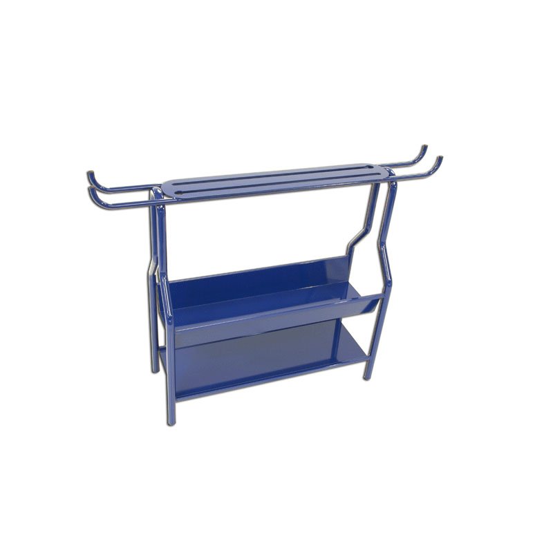 Equipment cabinet for clubs, poles and hoops