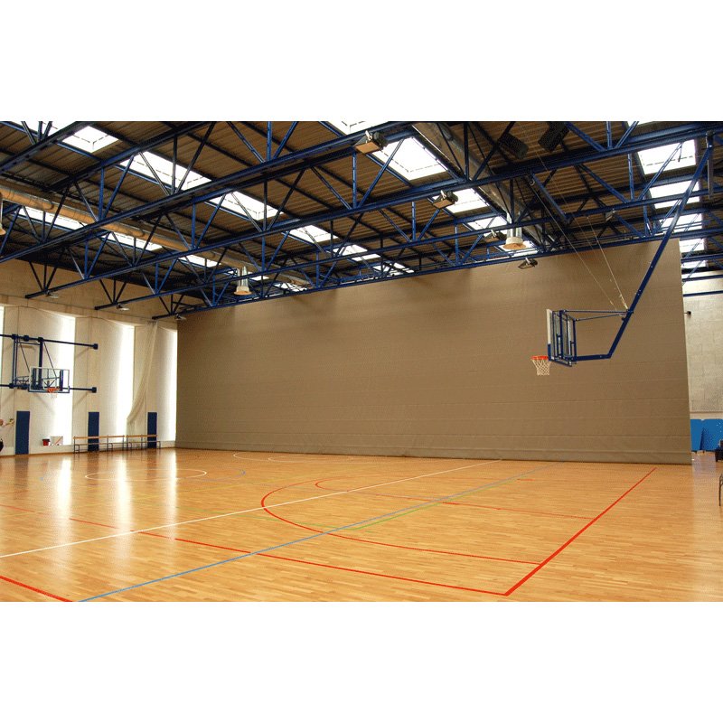 Playcourts dividing curtain in a sports hall